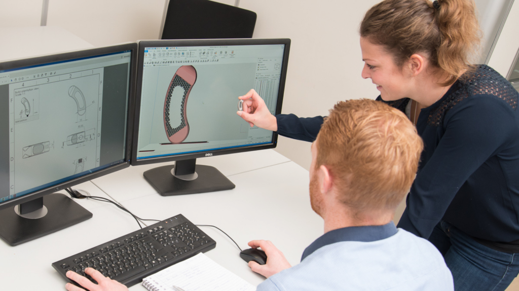 FMI Instrumed AM engineering team Jelle ten Kate - Nynke Lof (1)